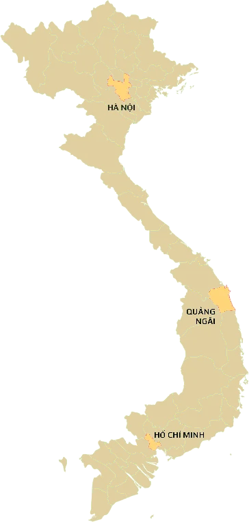 STAVI network across three regions of Vietnam