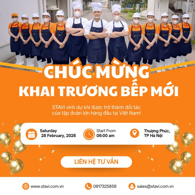 Stavi khai trương bếp mới, khởi đầu năm mới Stavi khai trương bếp mới, khởi đầu năm mới
