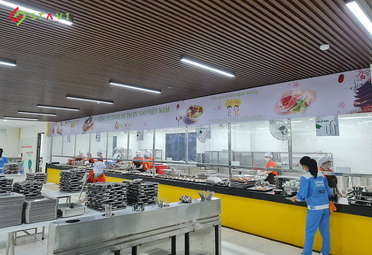 STAVI cung cấp suất ăn công nghiệp tại Quảng Ninh uy tín chất lượng