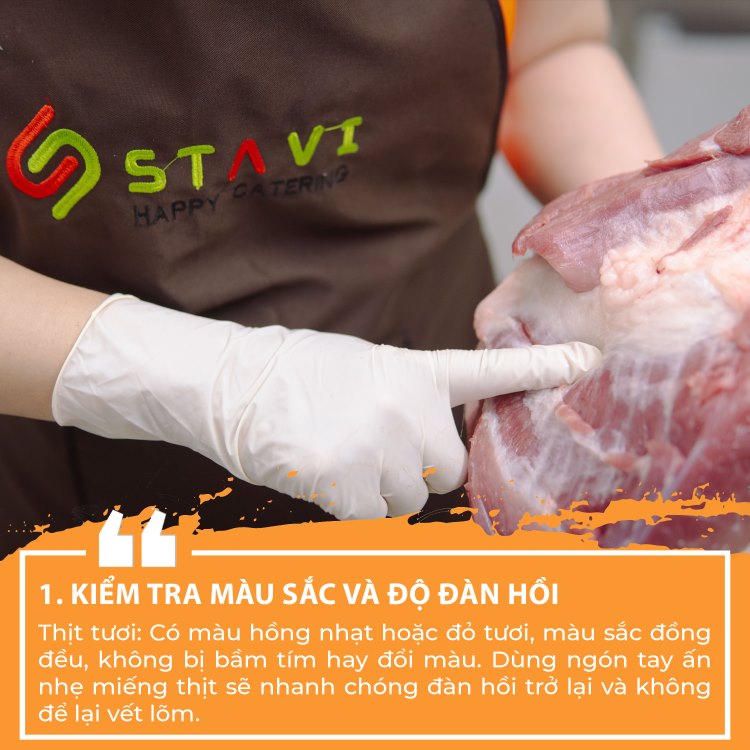 Cách phân biệt thịt lợn tươi ngon cho bếp ăn 1