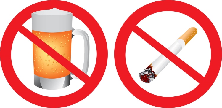 Limit alcohol and stimulants Limit alcohol and stimulants