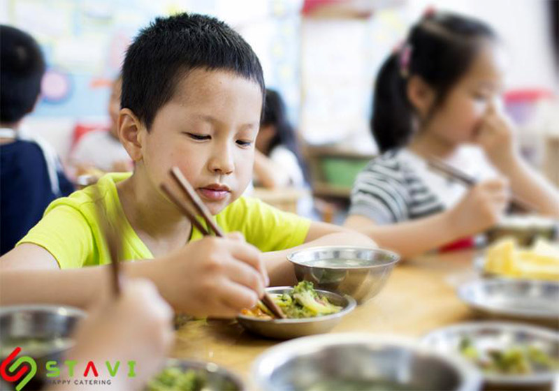 Suất ăn trường học STAVI giúp trẻ phát triển và hoàn thiện mỗi ngày