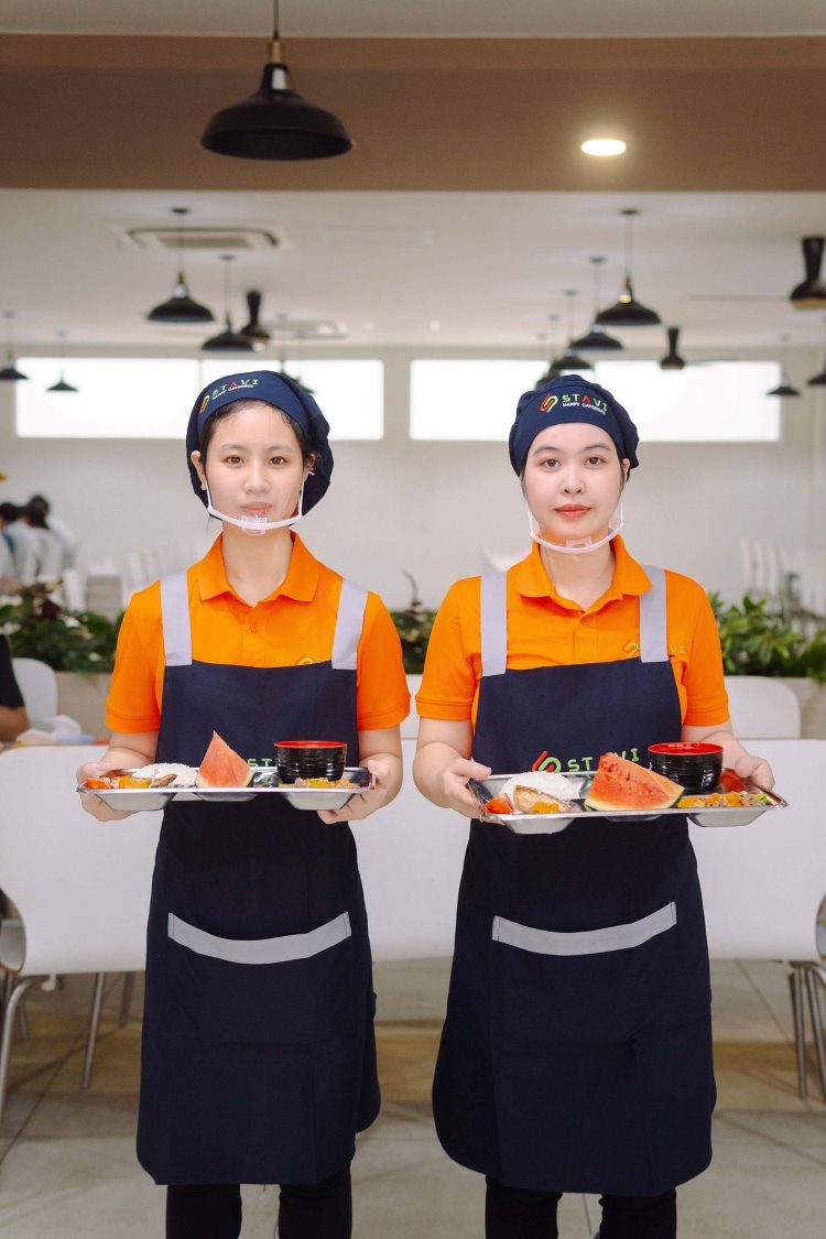 The menu for workers is always varied The menu for workers is always varied