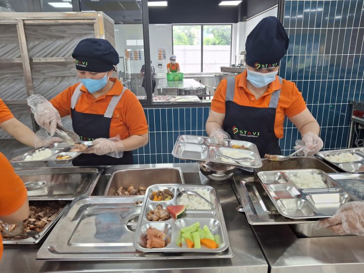 School catering menus at STAVI are always rich and varied
