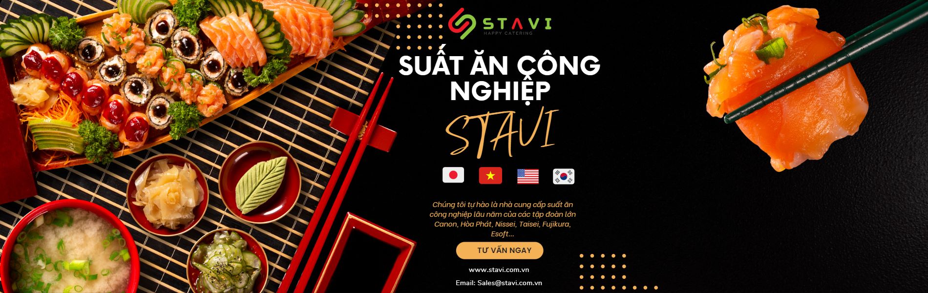 Suất ăn công nghiệp Stavi