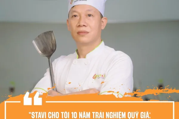 Đầu bếp Nguyễn Văn Tuân - Tấm gương tiêu biểu tại STAVI